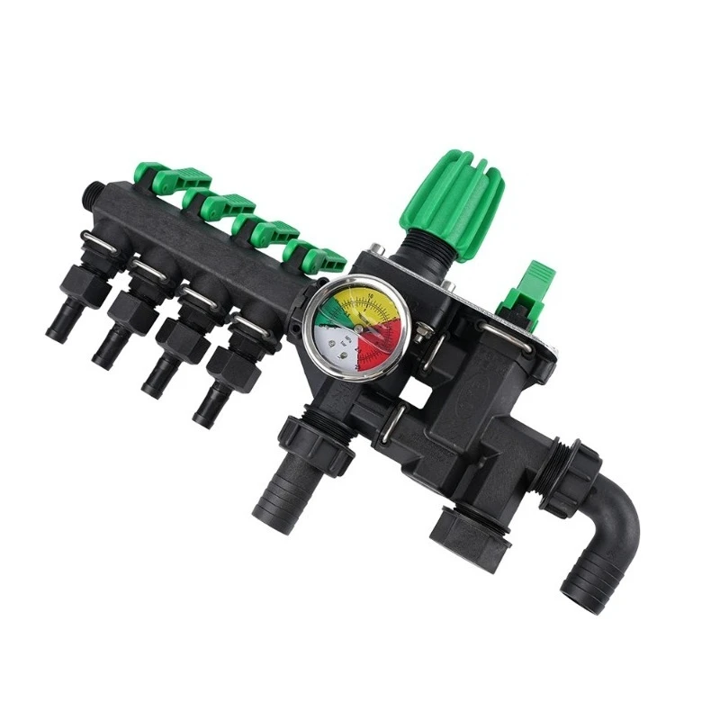 For Agricultural Dispensing Machine Water Separator Four-way Water Separator Pressure Regulating Plant Protection Machine