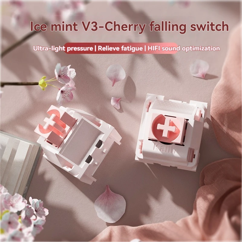 KAILH Ice Mint V3 Switch مخصص 38gf 36gf الزناد HIFI مفاتيح للألعاب ملحقات لوحة المفاتيح الميكانيكية التبديل لتقوم بها بنفسك هدية
