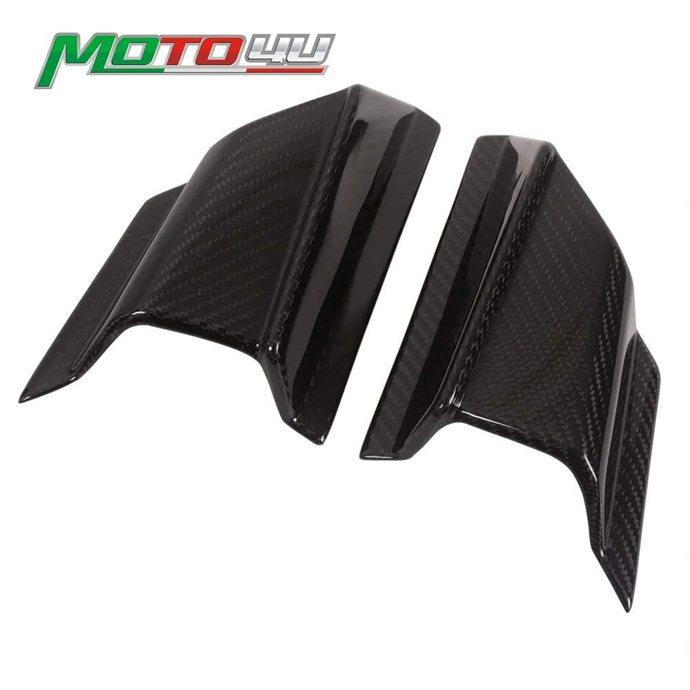 1Pair Motorcycle 100% Carbon Fiber Body Parts Side Winglet Fairings Kit Winglets Fit For Honda XADV 750 ADV 150 XADV/750