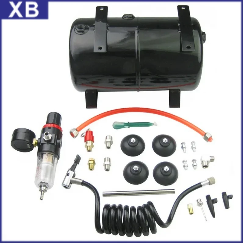 AS18B AS186 Model Air Pump Airs Storage Tank Airs Compressor Spray Pump 3.5L 4 Holes Air Tank