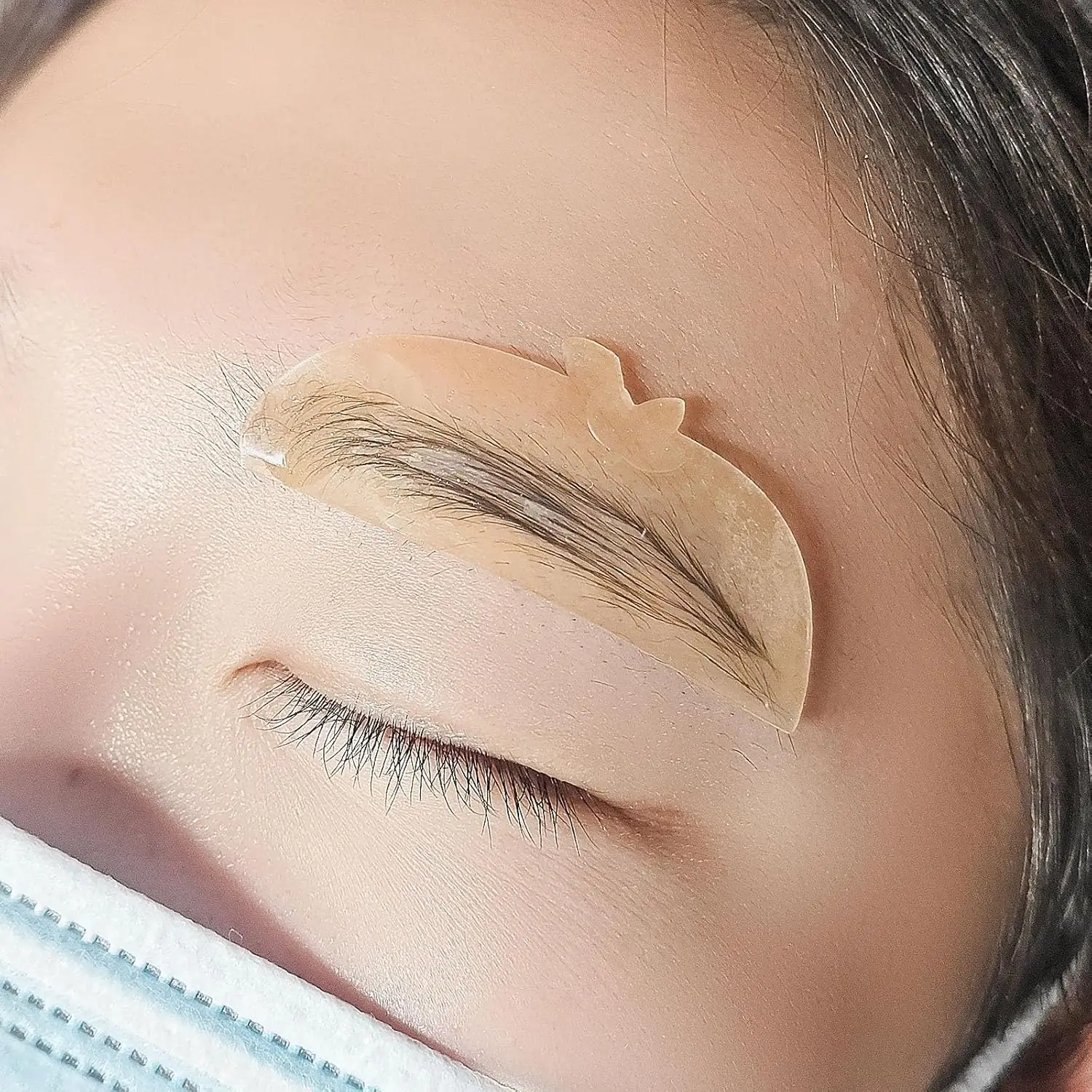 LOMANSA Lash Lift Pads Softening 2Pcs Professional Korean Lash Lift Ultra Thin Eyebrow Covering Film Accessories Makeup Tool