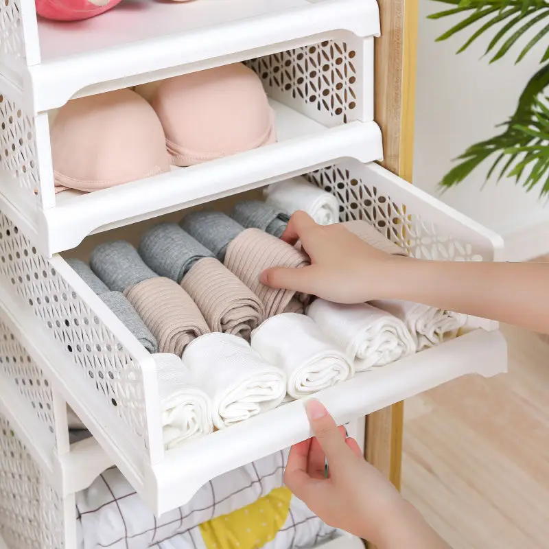 

Creative Clothing Underwears Storage Drawer Cabinet Organizers for Wardrobe High Quality Home Storage Appliance