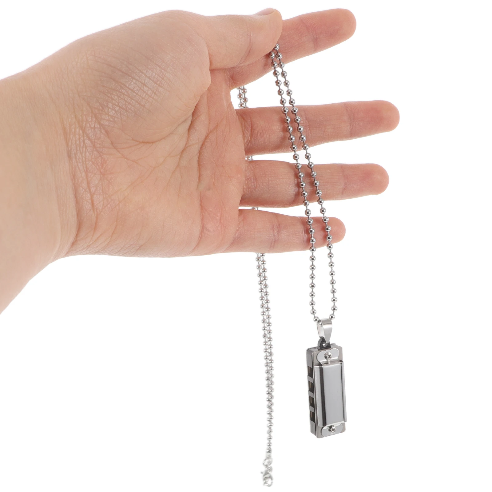 

329 Harmonica Necklace Sound Producing Unique Design Mini Portable Instrument Party Favors for Kids Keychain Music