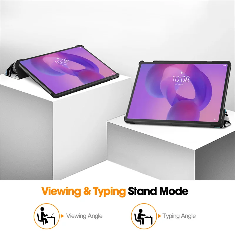 Dla Lenovo Idea Tab Pro Etui 12,7" Inteligentne magnetyczne skórzane malowane etui Dla Lenovo Idea Tab Pro 12,7 2025 TB373FU Etui Coque — zdjęcie produktu 5