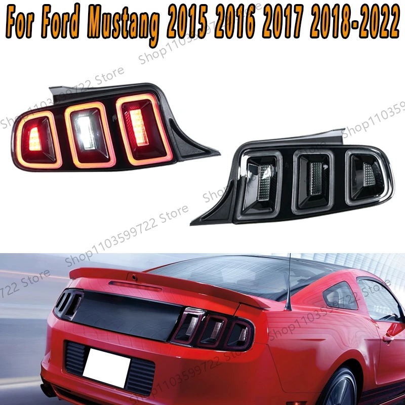 

1Pair LED Taillight Brake Reverse Light For Ford Mustang 2010 2011-2013 2014 Steering Signal Driving Light Signal Warning Light