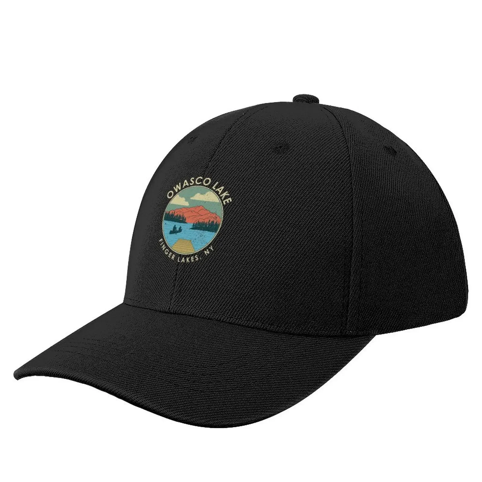 Finger Lakes NY New York Owasco Lake graphic Baseball Cap Cosplay Big Size Hat Caps For Women Men's