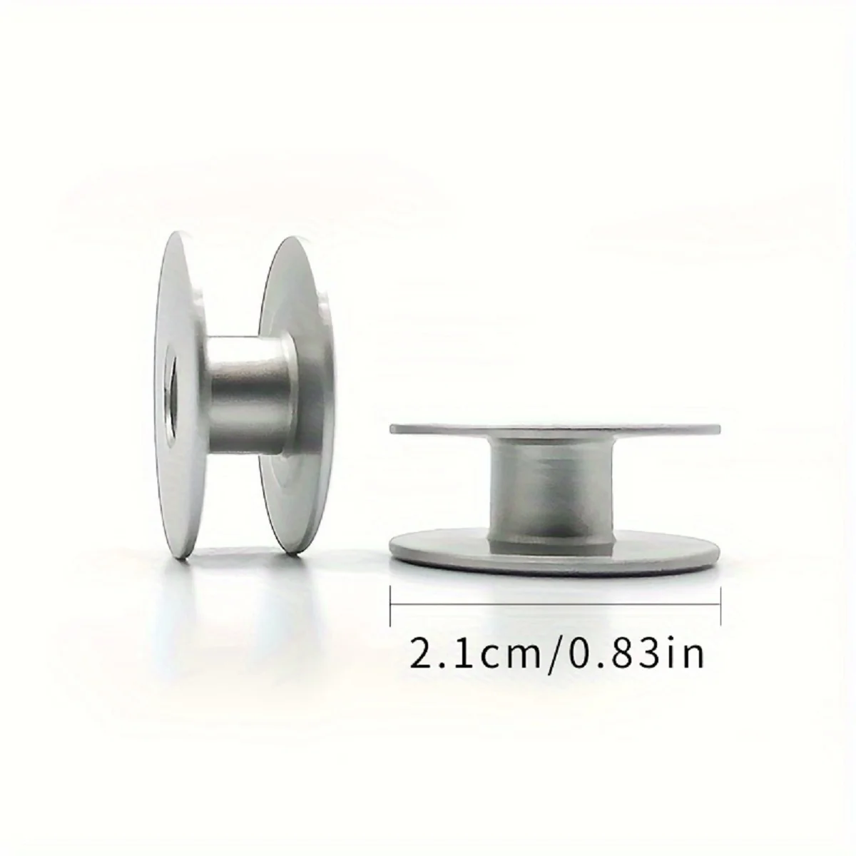 10pcs Computer flat sewing machine wire bobbin plane line aluminum bobbin core line shuttle quality antioxidant