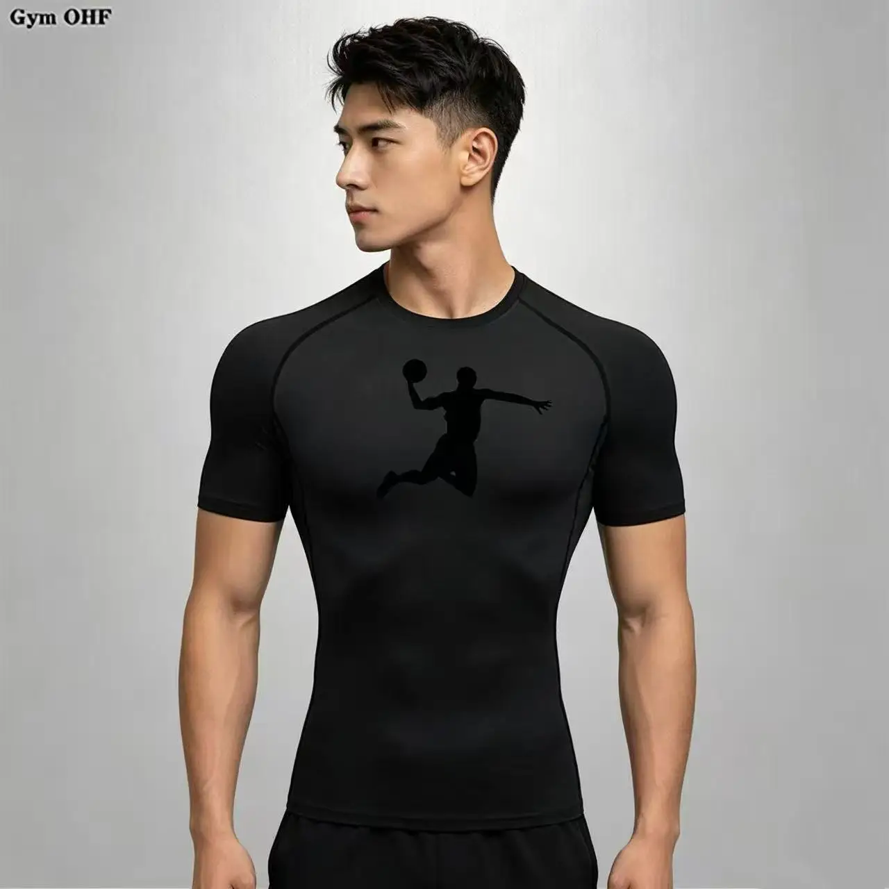 Men Running Compression T-shirt Short Sleeve Sport Tees Gym Fitness Sportshirts Male Jogging Tracksuit Homme Athletic Shirt Tops