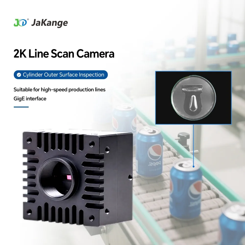 

2k Line Scan Camera CMOS Global Shutter 7.0μm C Mount 2048*3 for Machine Vision Inspection Application GigE Industrial Camera
