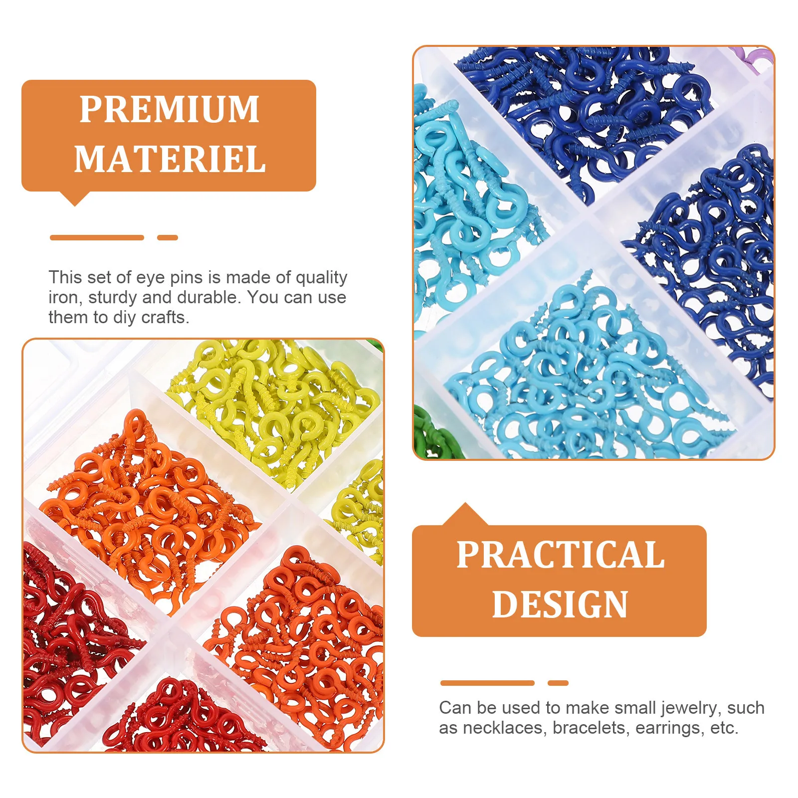 Screw Pins Mini Iron Diy Jewelry Making Findings For Necklace Bracelet Earring Craft Supplies Small Screw Eye Pin Hooks