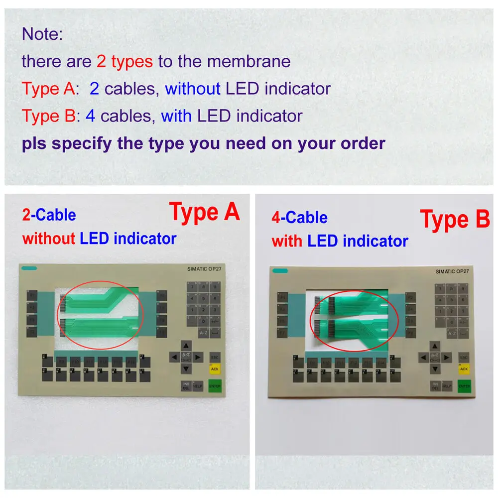 

ПОДХОДИТ ДЛЯ SIMATIC OP27 Mono 6AV3627-1JK00-0AX0 мембранная клавиатура 6AV3 627-1JK00-0AX0