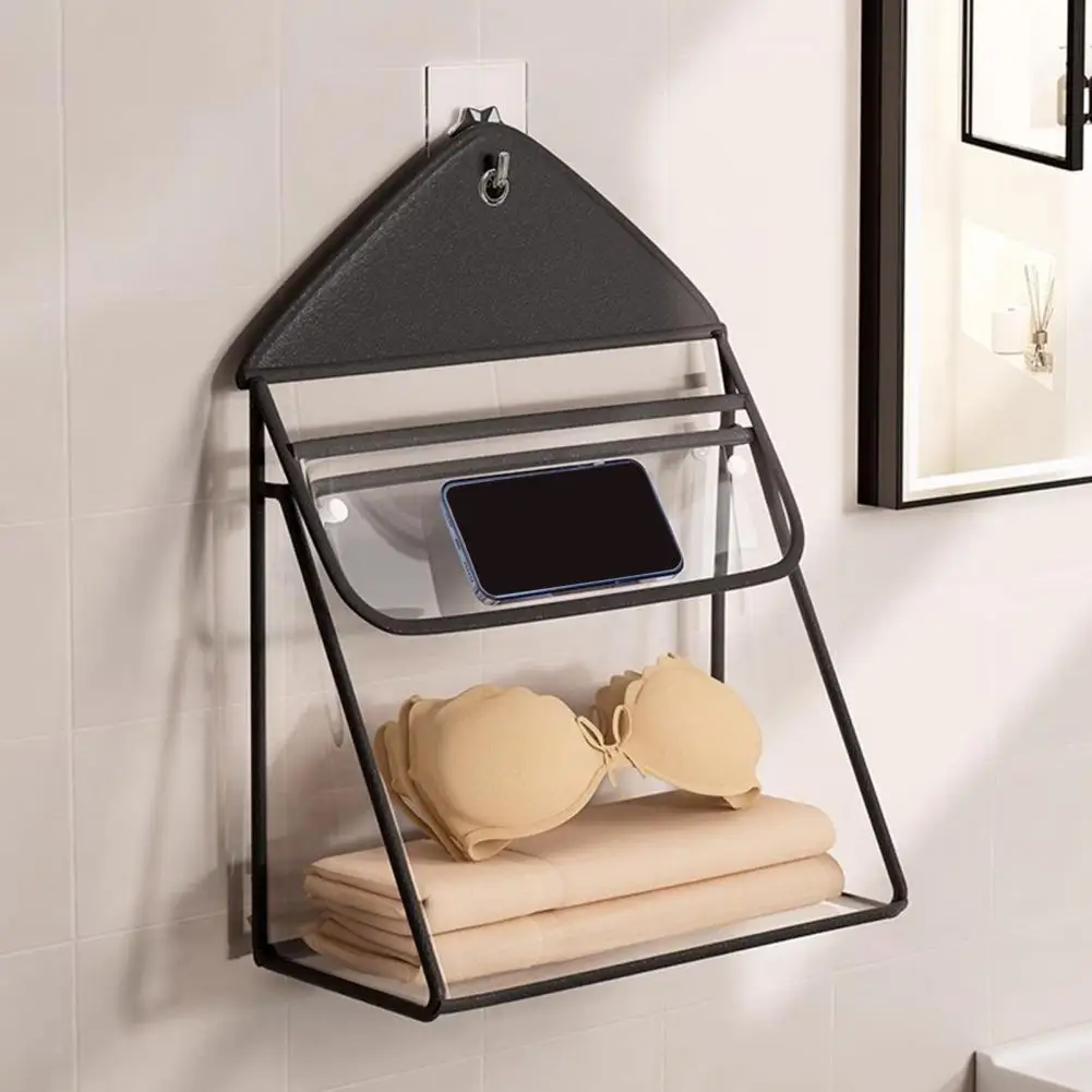 

Водонепроницаемый держатель для туалетных принадлежностей, водонепроницаемый подвесной органайзер для хранения в ванной комнате с вместительным складным дизайном для полотенец для маленьких