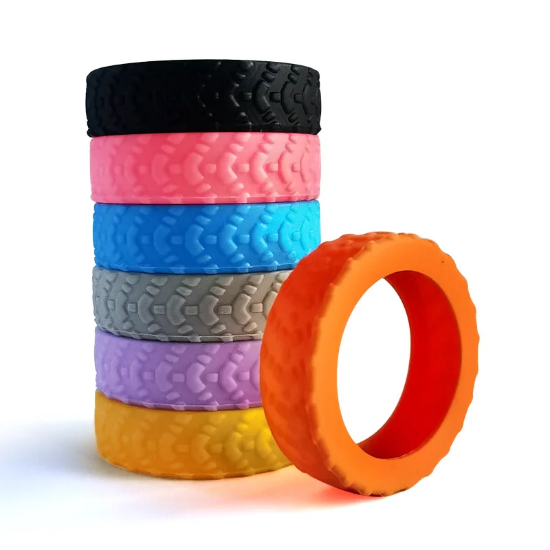 Travel Suitcase Silent Universal Wheels Silicone Wheels Anti-wear Wheel Covers Suitcase Wheel Protection Covers Pull Rods