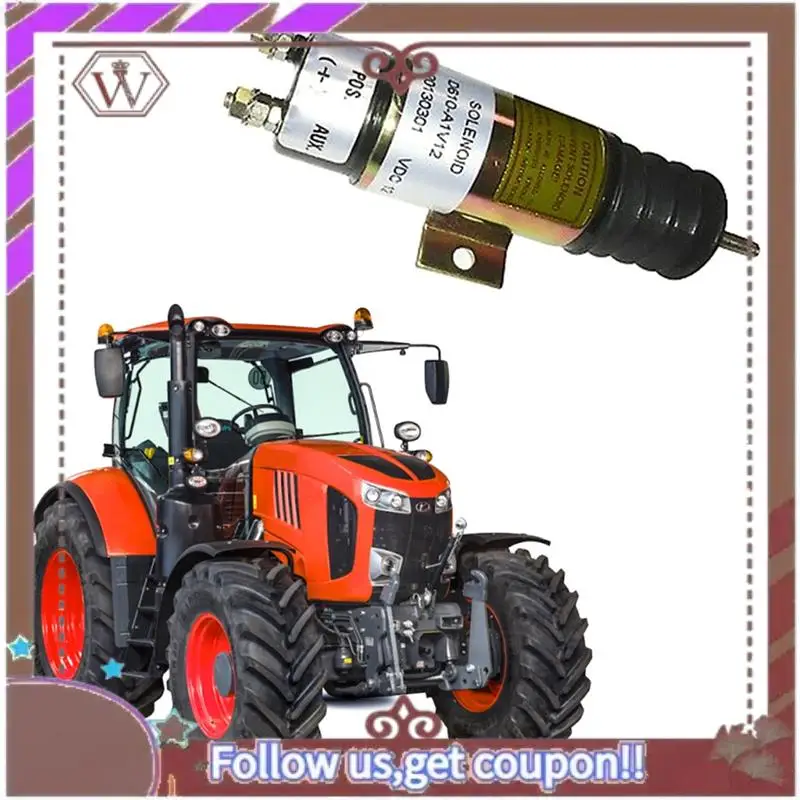 A57E-Throttle Solenoid Replace 20780GT For Genie Lift Z34 Z45 Kubota DF750 752 972 Ford Engine