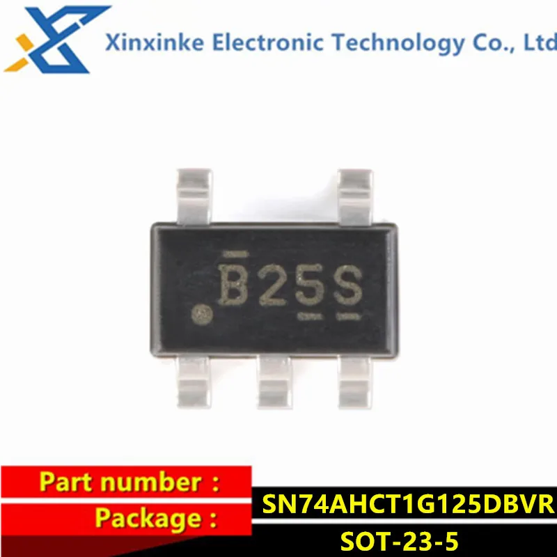 

10PCS SN74AHCT1G125DBVR Mark:B25S B25* SOT-23-5 Buffers & Line Drivers Tri-State Single Bus Logic ICs Brand New Original