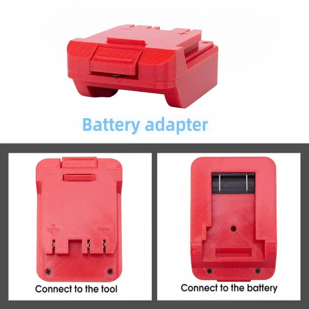 Imagem -06 - Adaptadores Compatíveis com Bateria para Hercules 20v Li-ion para Ferramentas de Perfuração sem Fio sem Escova de Eletricidade Hiper Resistente 20v Apenas Adaptador