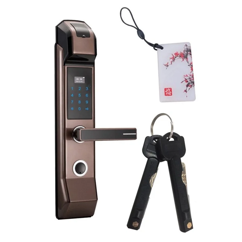 Fingerprint Lock Anti-theft Intelligent Fingerprint Door Lock Biometric Electric Locker For Home Security Access Control