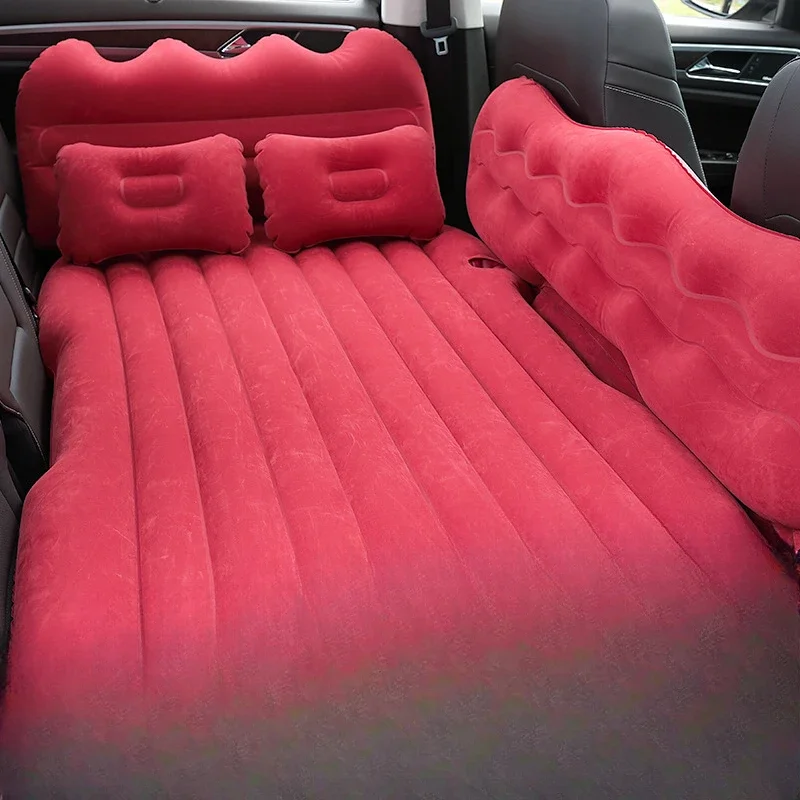 

Car mounted inflatable bed, rear household air cushion bed, oversized mountain peak style car rear seat sleeping artifact