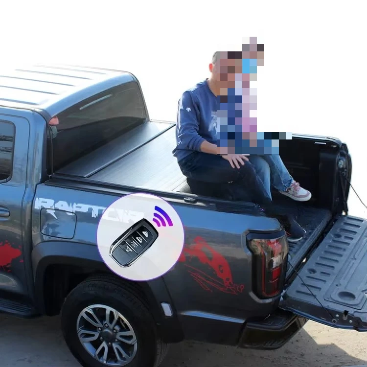 Electric Aluminium Alloy Tonneau Cover for Chevrolet Mitsubishi L200 Ford Silverado Pickup Truck Roller Lid Bed Cover