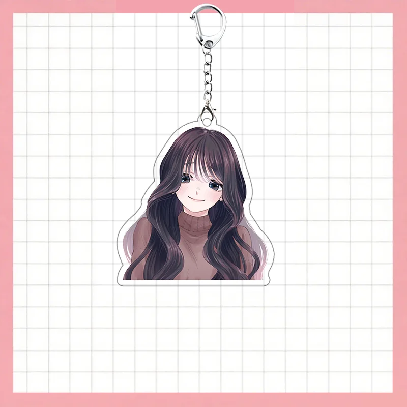 Kaoru Hana wa Rin to Saku Waguri Kaoruko Cosplay Keychain Acrylic Keyring Bag Pendant Key Chain Ornament Figure Accessory Gift - Image 3