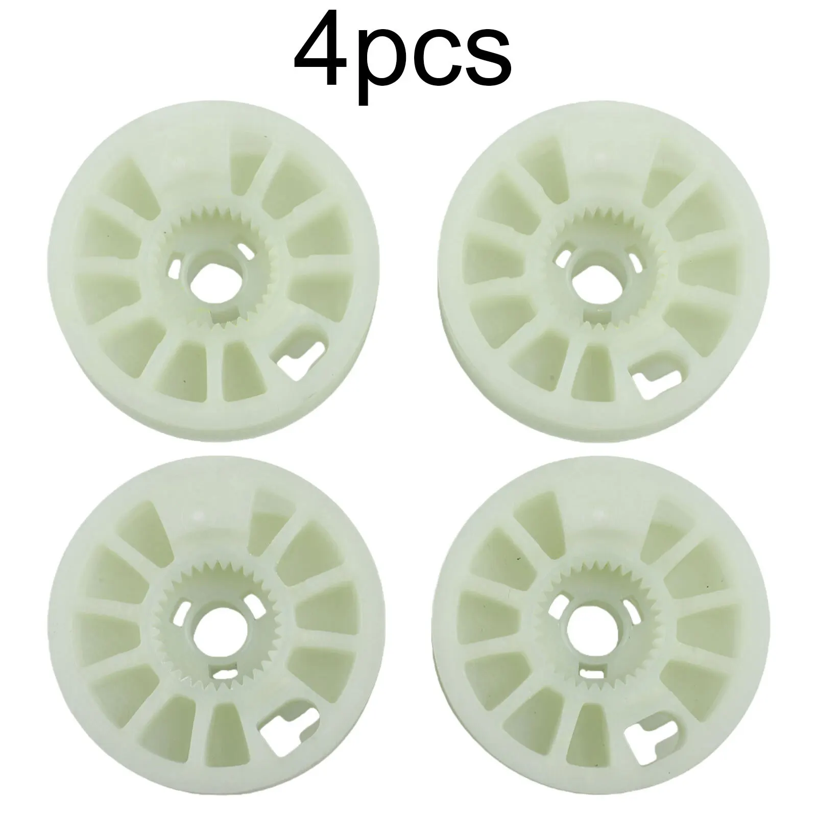 4Pcs White Plastic Glass Regulator Sprocket Spool Gear For Hyundai For Tucson For Kia For Sportage 2016-2020 Replace 82473-D3000