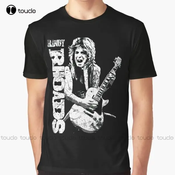 Pride Of Randy Rhoads Classic Tshirt Team T-Shirts Graphic T-Shirt Custom Aldult Teen Unisex Digital Printing Tee Shirts Xs-5Xl