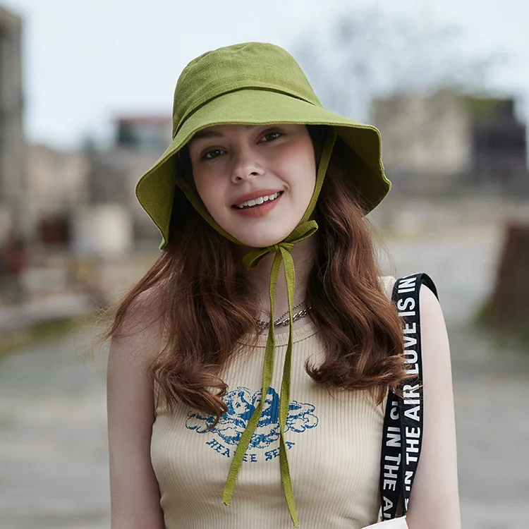 Women Large  Size Sun Hats Summer Cotton Hip Hop Gorros Bucket Caps For Men Unisex UV Protection Beach Cap Casual Fishing Hat
