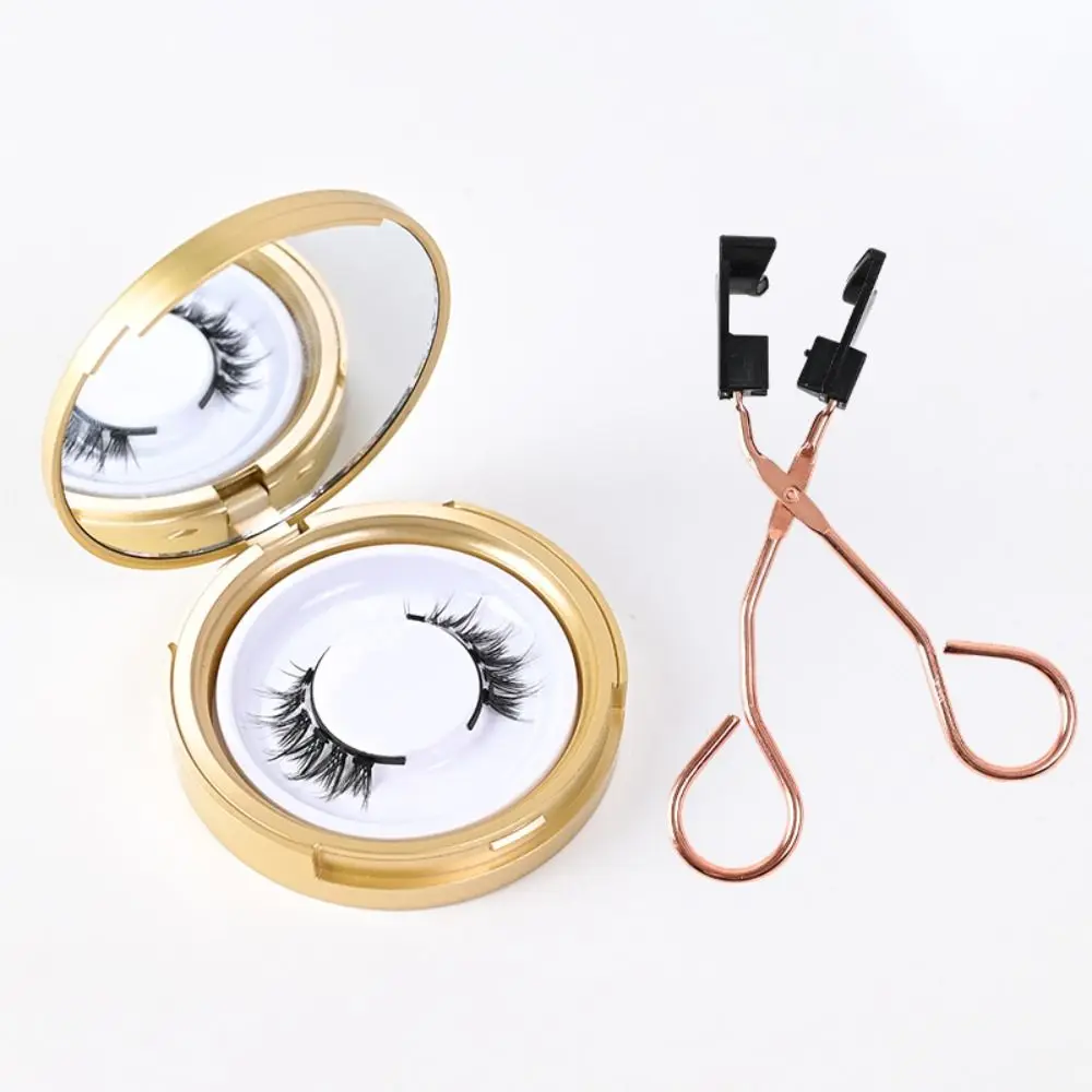 Natural Magnetic False Eyelashes Glue-free Reusable Three Magnetic False Eyelashes Set Waterproof Simulation