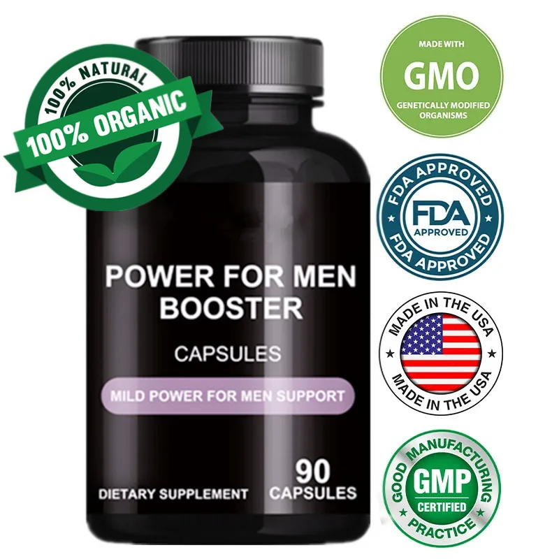 90 Caps Organic Black Maca Capsules for Natural Ginseng Pills