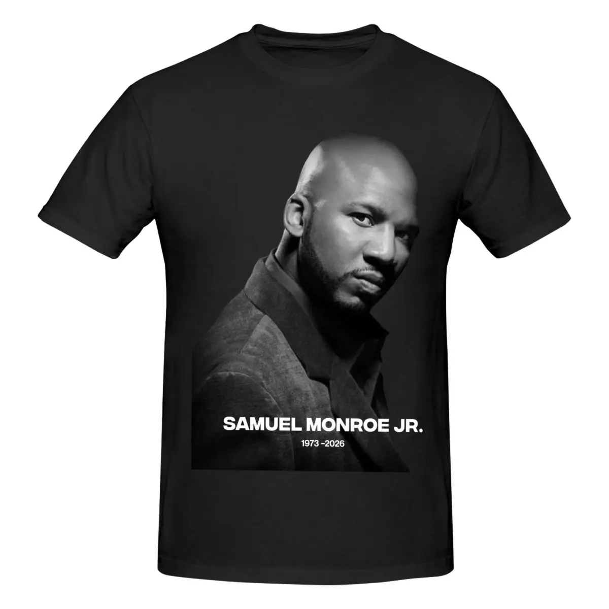 Men Samuel Monroe Jr RIP Awesome T Shirt Streetwear Cotton Crewneck T Shirt Men
