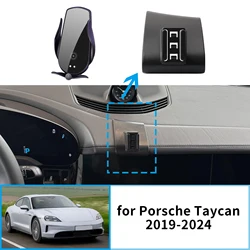 Car Mobile Phone Holder Fit for Porsche Taycan 2019-2024 GPS Bracket Navigation Stand Auto Accessories