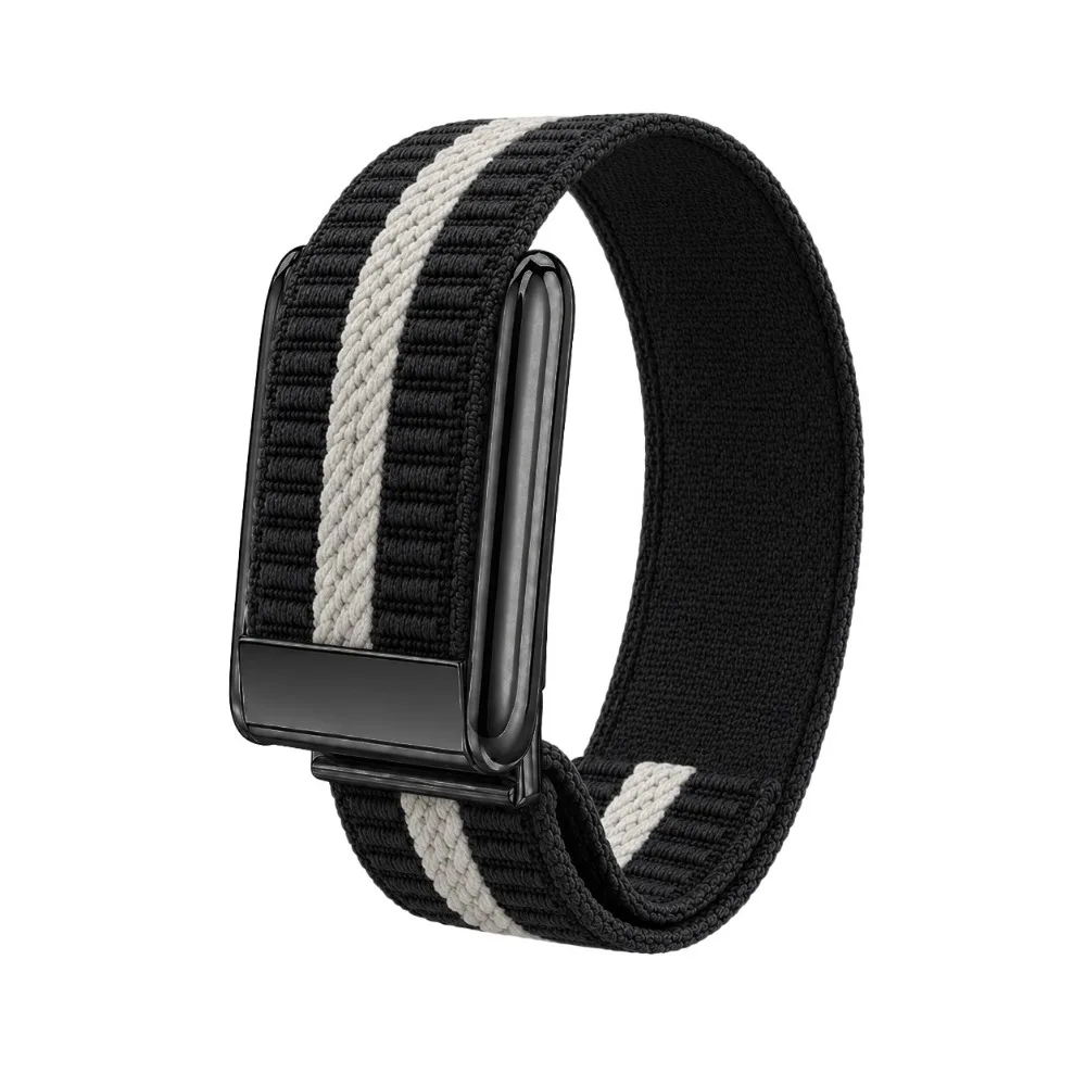 Adjustable Elastic Wrist Band Replacement Sweat Resistant Nylon Sport Band Knitted Cozy Sport Watch Strap for Whoop 5.0 One/Peak