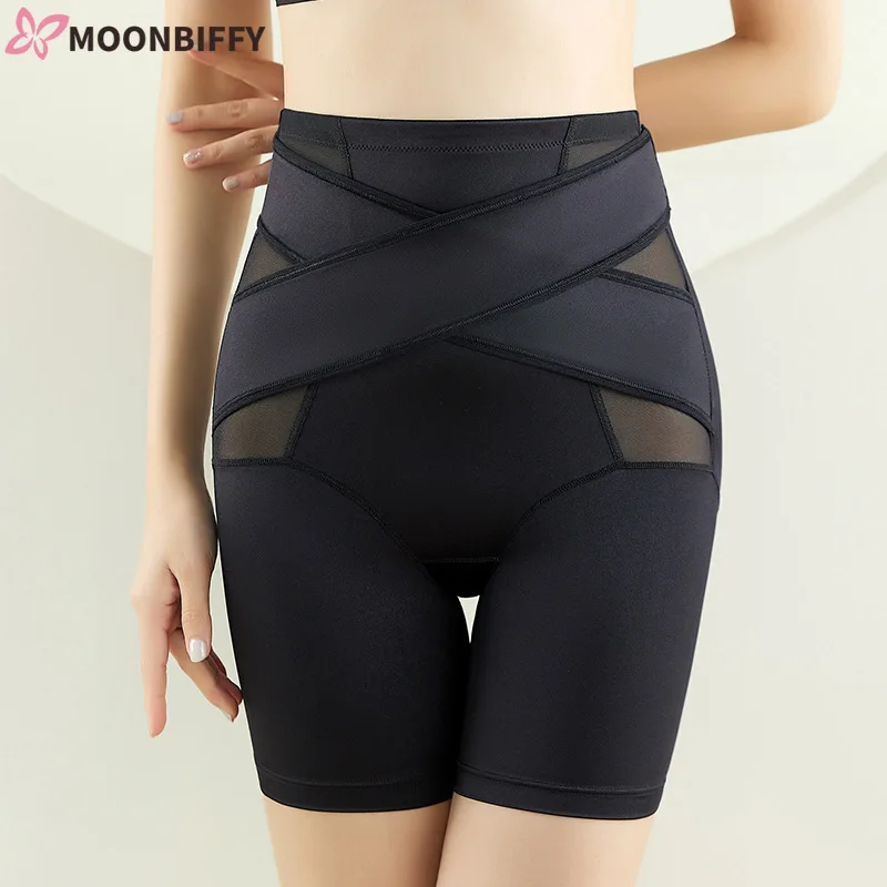 High Waist Trainer Women Sexy Body Shaper Panties Tummy Belly Control Corset Abdomen Crossed Girdle Underwear Slimming Shapewear