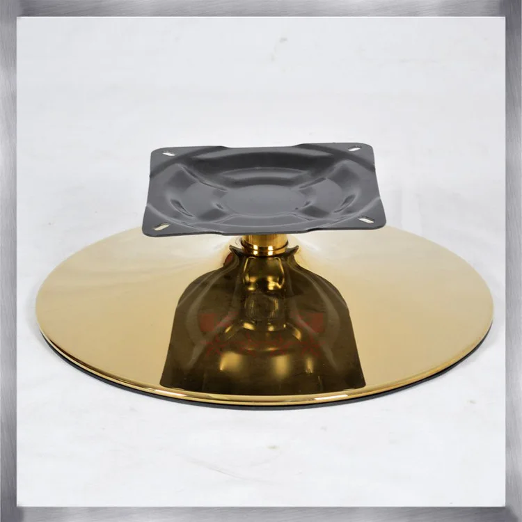 

Quality Supply Sofa Base Leisure Swivel Chair Disc Base Electroplated Champagne Gold Horn