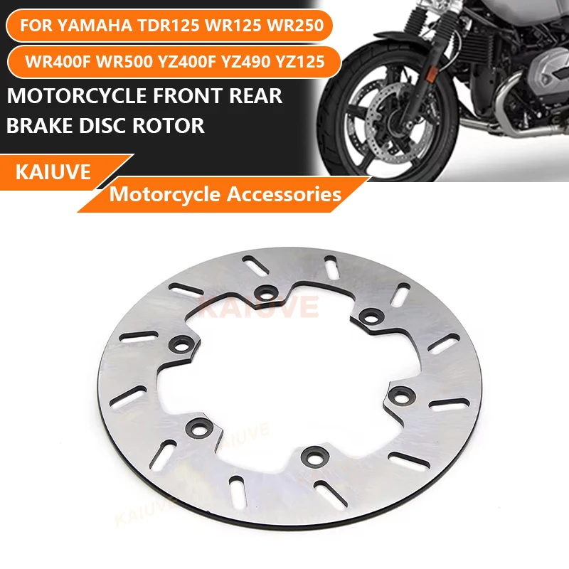 Motorcycle Rear Brake Disc Rotor For Yamaha TDR125 WR125 WR250 WR400F WR500 YZ400F YZ490 YZ125 YZ250 YZ360 TT250 TT600E DT125R