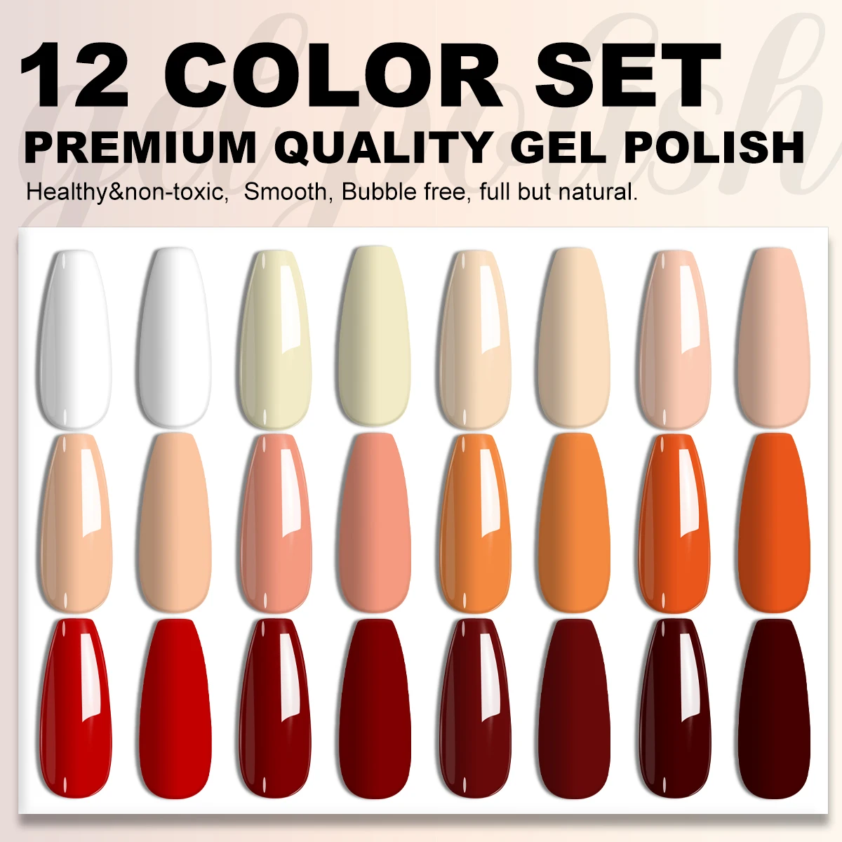Limegirl 12 cores gel unha polonês kit 8ml arte do prego uv led polimento gel semi-permanente imersão vácuo polimento gel conjunto