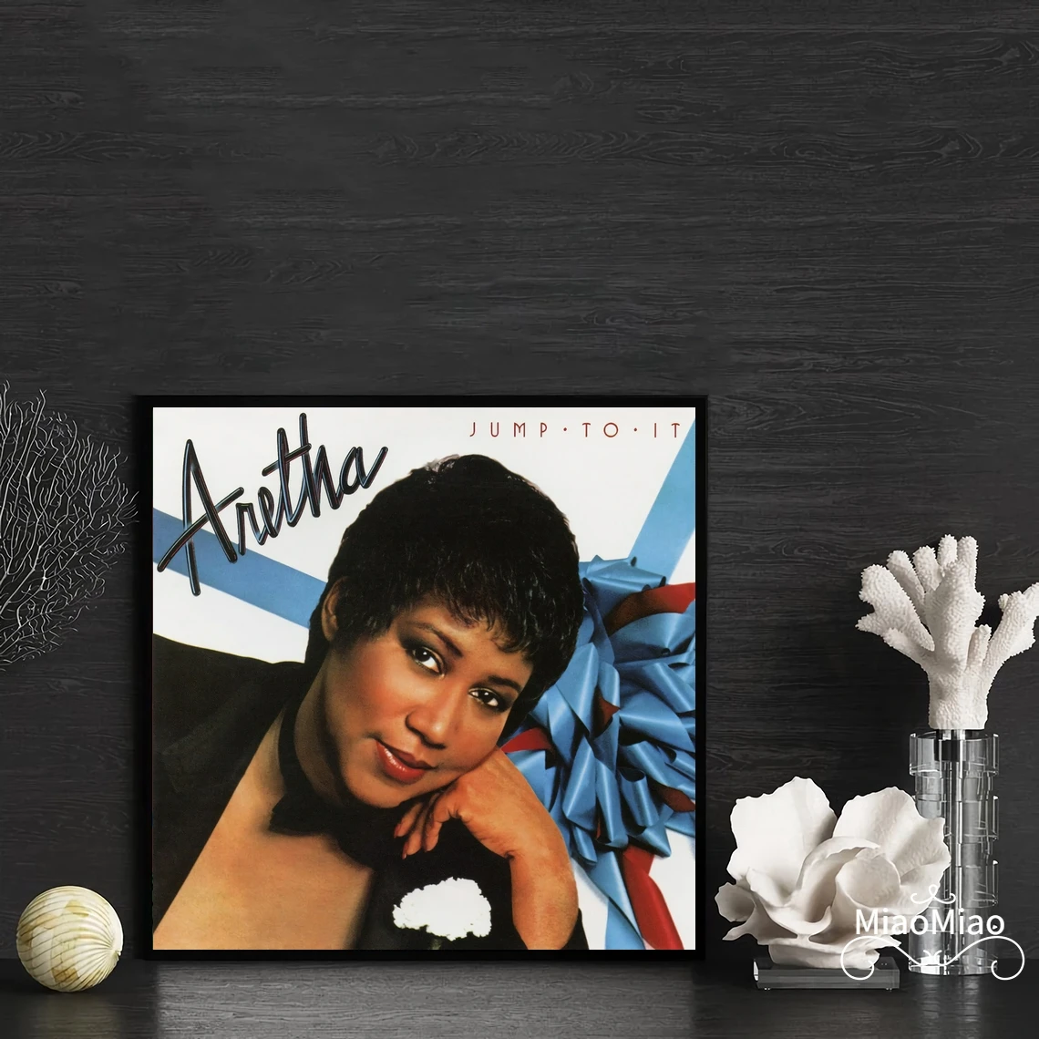 Aretha Franklin Jump To It Music Album Poster Canvas Art Print Home Decor Wall Painting ( No Frame )