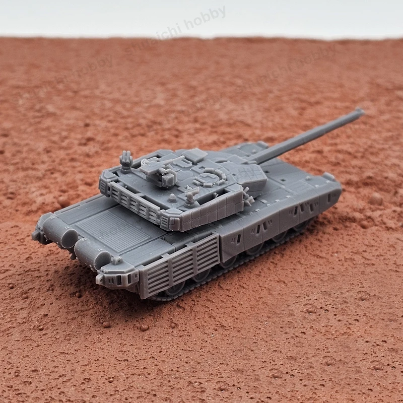 1PCS 1/144 Scale ZTZ-99A Main Battle Tank Model 140mm Modified Version 3D Printed Armored Vehicle for DIY Static Display Hobby