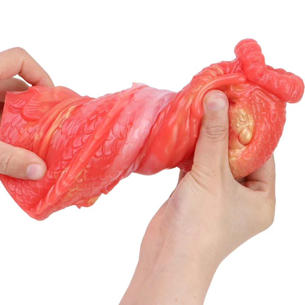 HMYAD Nachahmung Goldfisch Mund Form Vagina Tasse Flüssigkeit Silikon Tasche Pussy Stroker Für Männer Realistische Vagina Sex Spielzeug