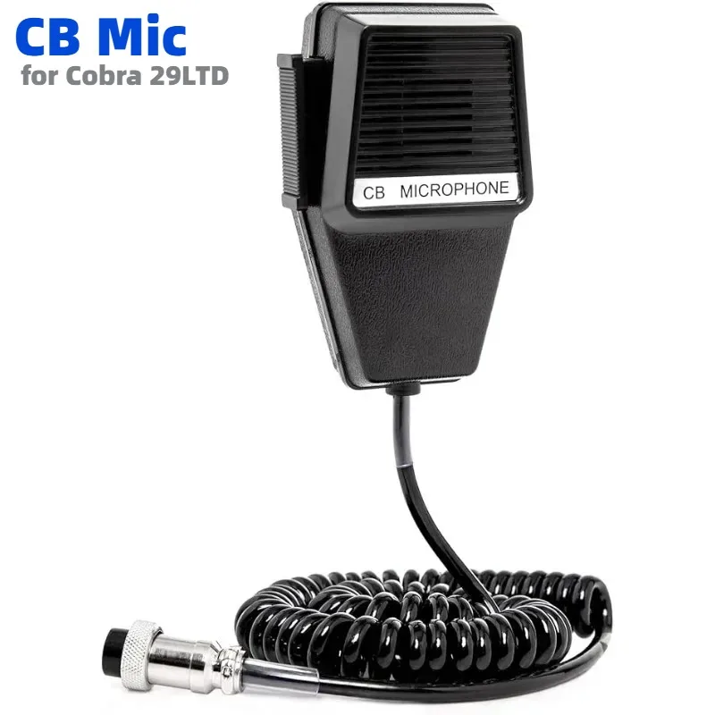 CM4 CB micrófono altavoz Compatible con micrófono de 4 pines Radios bidireccionales con Cobra Superstar Midland Uniden Audioline CB Radios