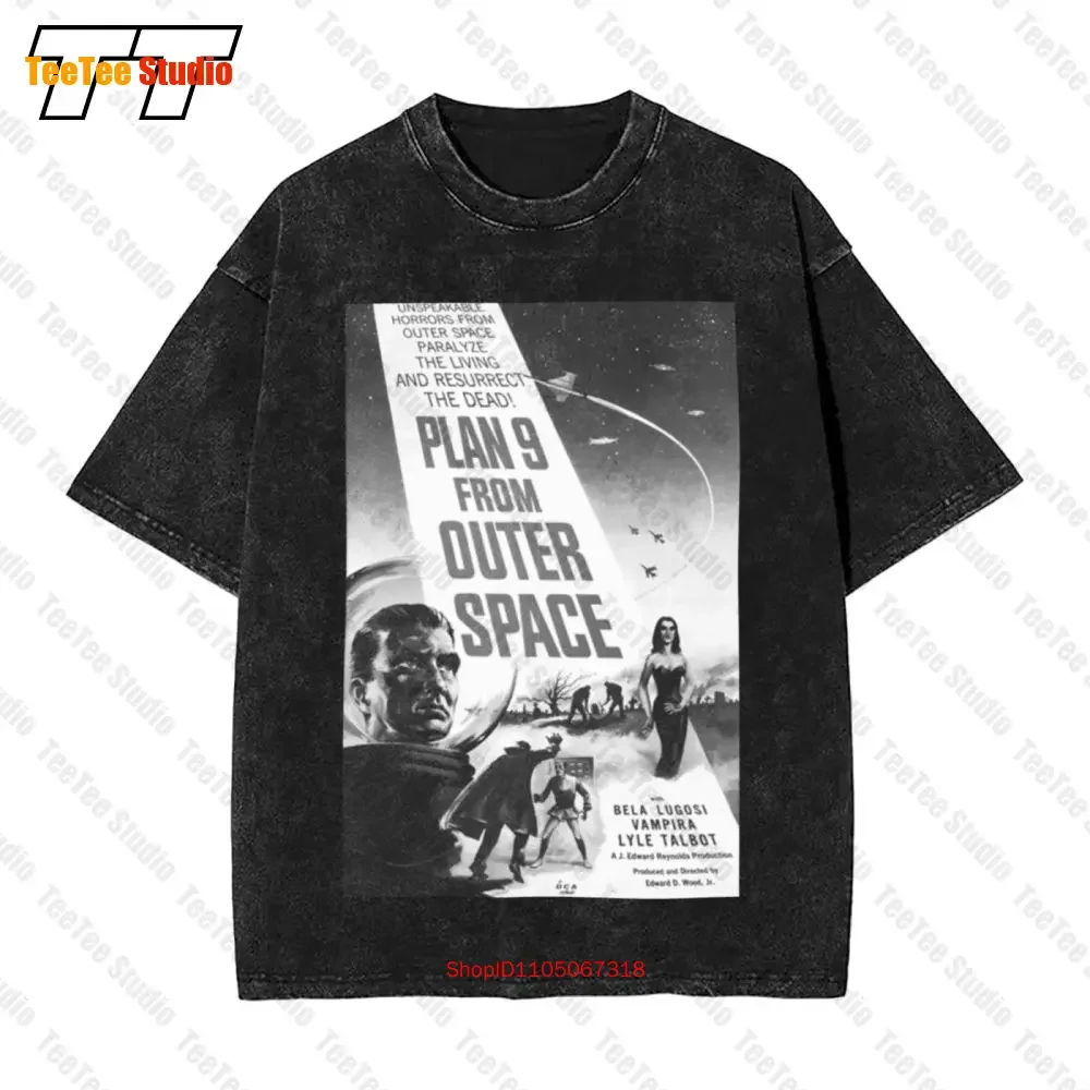 Plan 9 From Outer Spaceschwarz Vintage Oversized T-Shirt JOYX