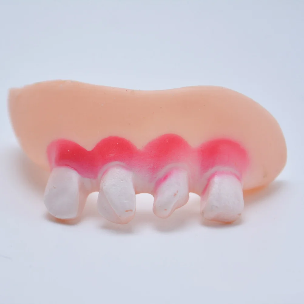 

Suit Halloween Decor Accessories Cosplay Fangs for Props Fake Tooths Funny Denture Costume