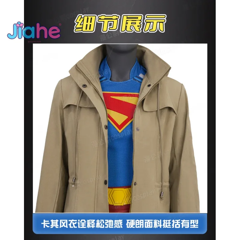 Новинка 2025 года, костюм супергероя из фильма «Супергерл», обувь для косплея, комбинезон, плащ, юбка, пояс, комплект, женская фантазийная униформа на Хэллоуин