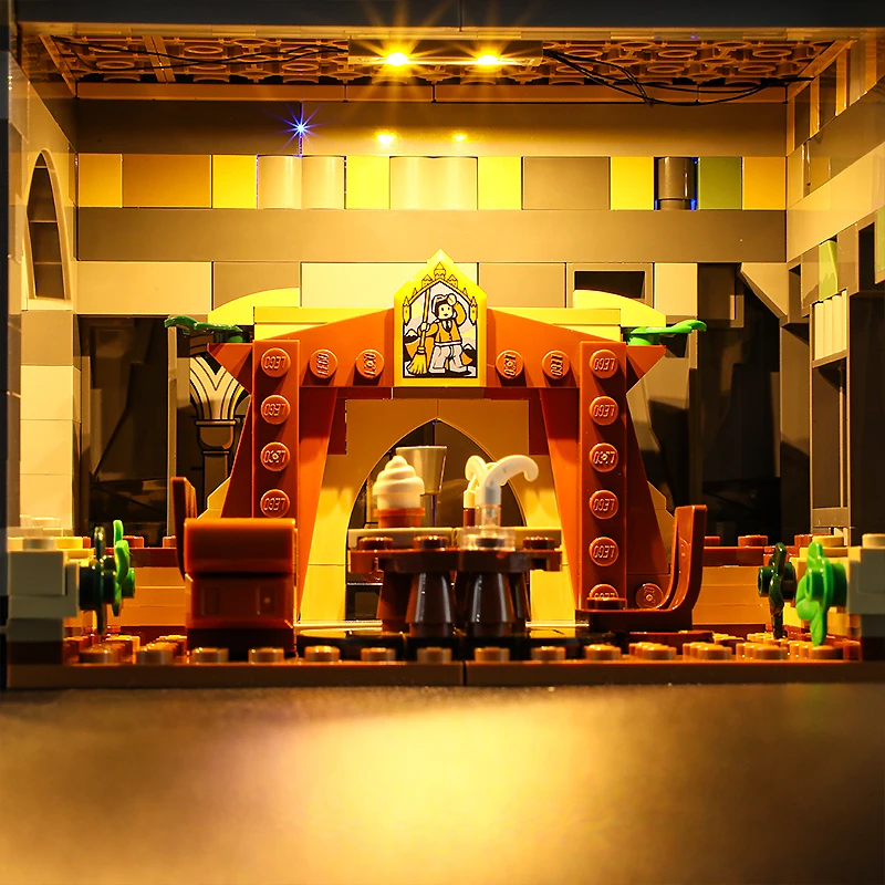 DIY LED Light Kit For LEGO 76435 The Great Hall   (Only LED Light,Without Blocks Model)