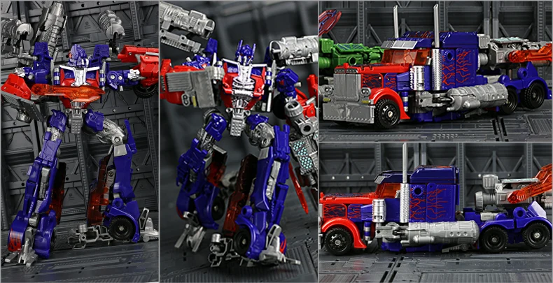 Transformation Toys Robot Car Alloy Plastic YS04A Optimu Prim Action Figure Anime Movie Series Birthday Gift
