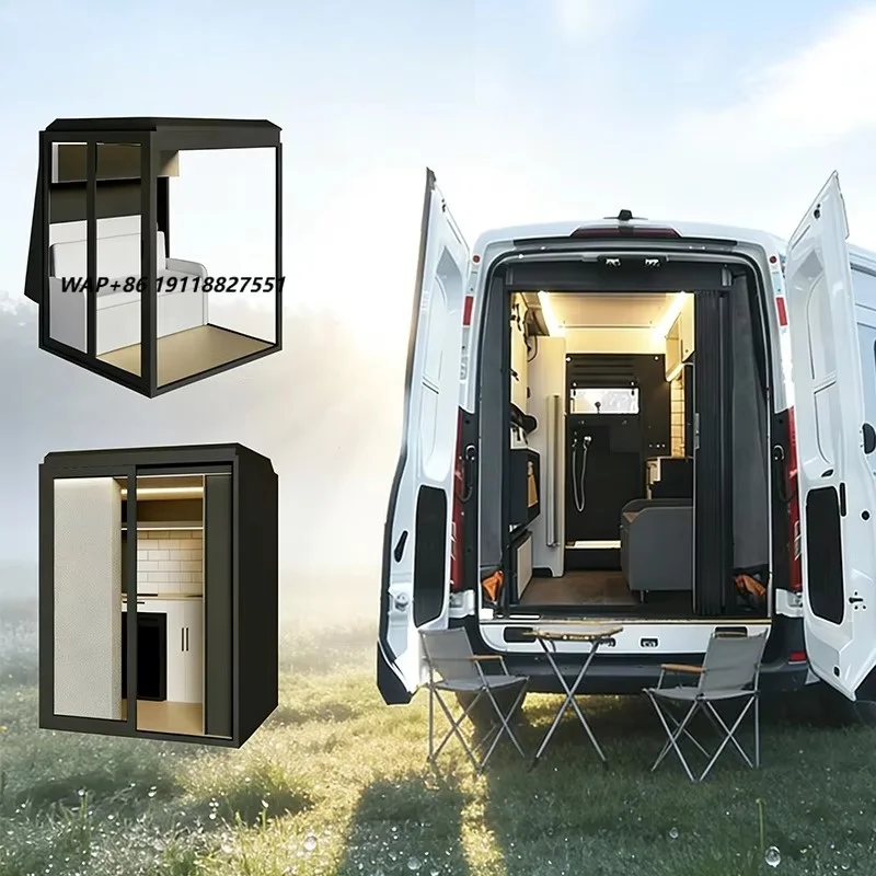 Boondocking Ready Campervan Kit Conversion Small Box Module for Off Grid Glamping and Stealth Camping Gear