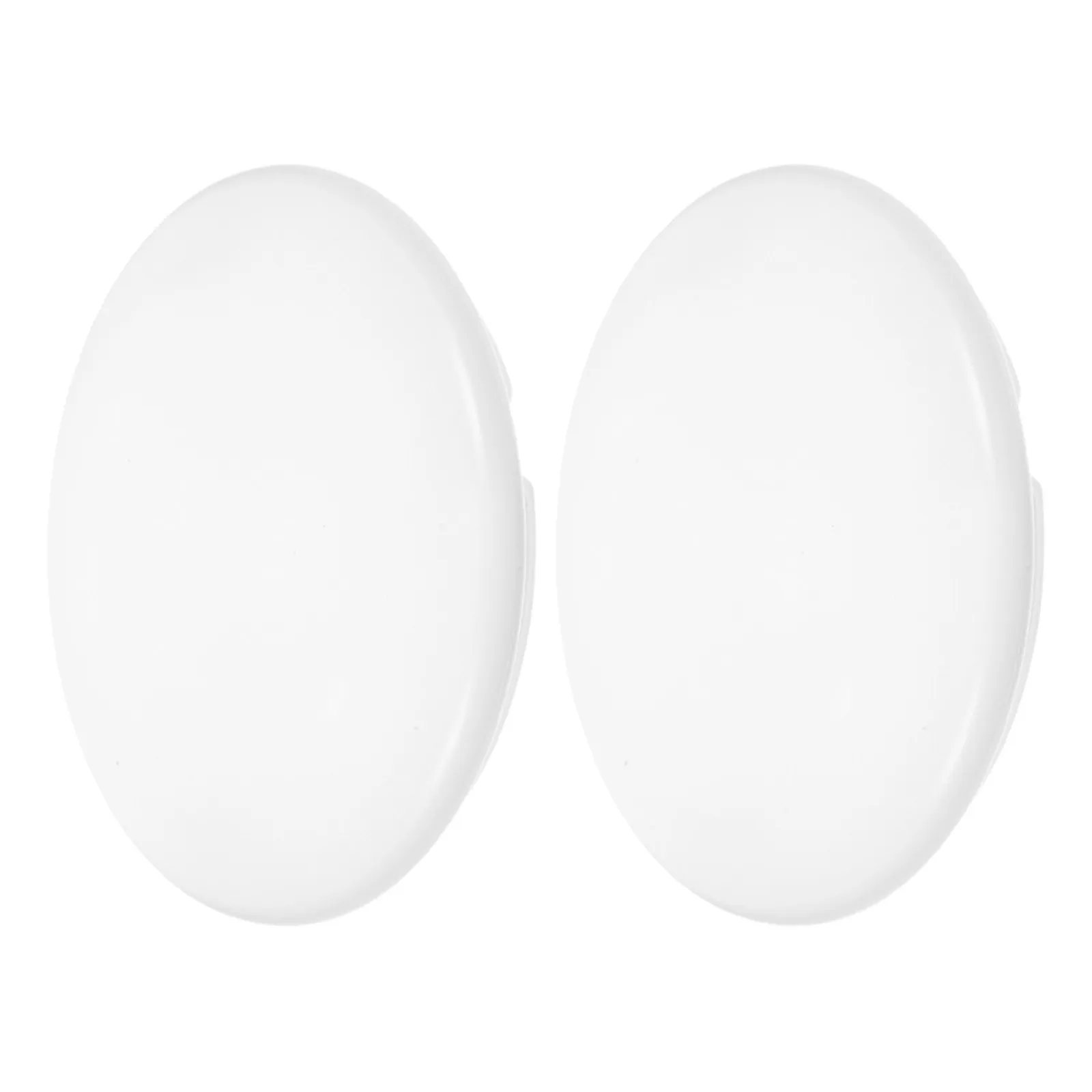 

2Pcs Round Ceiling Light Covers Easy Install PVC Replacement Shades for Bedroom Balcony Kitchen Bathroom Lighting
