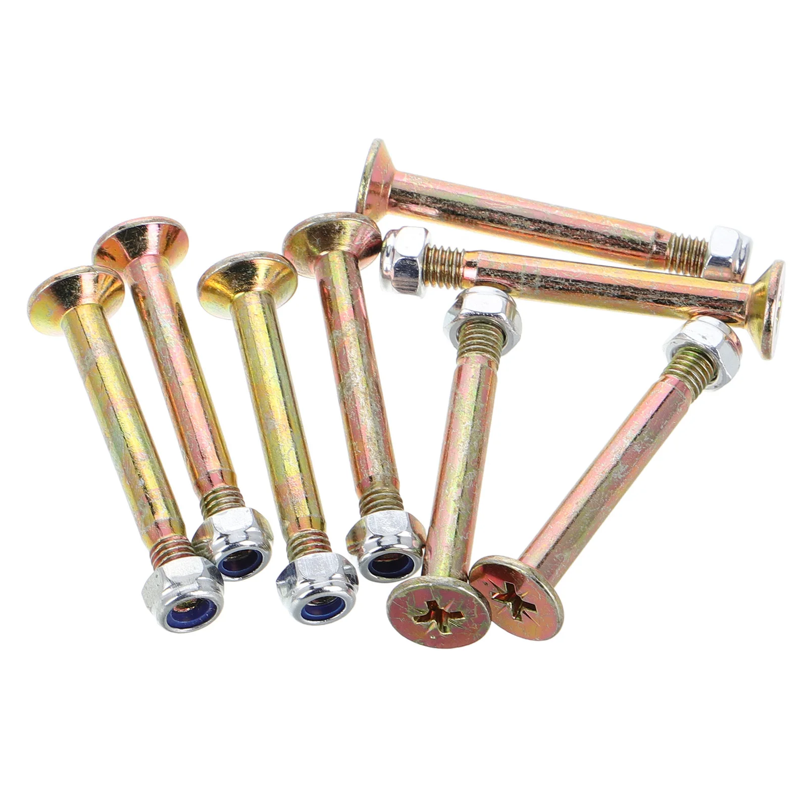

8Pcs Rv Awning Brace Parts Metal Hexagon Head Screws Strong Support Rods Awning Rafter Locking Camper Maintenance Screws