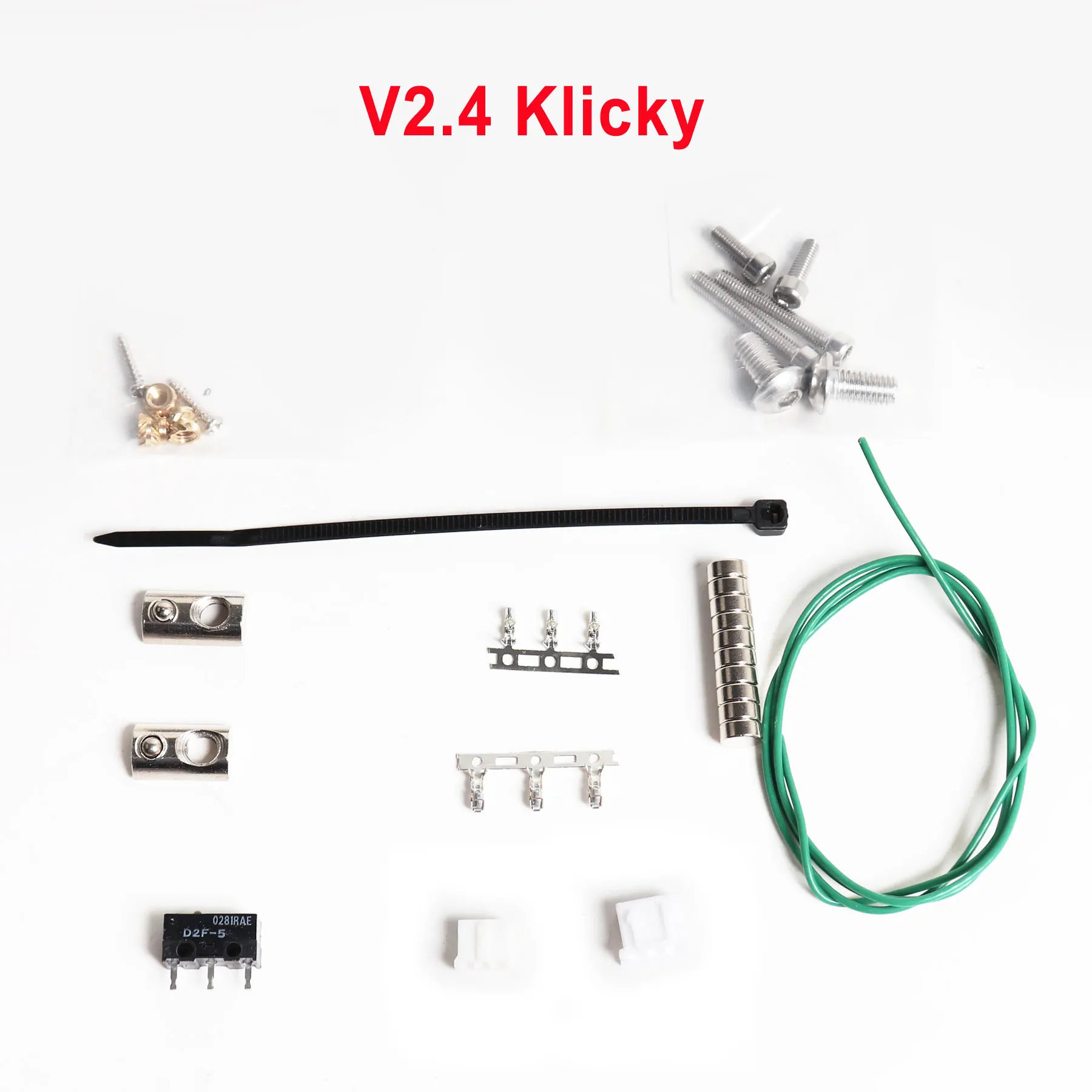 

Blurolls Klicky Probe for Voron 2.4 0.2 Trident Micron Salad Fork Voron2.4 limit endstop switch D2F-5 with printed ABS+