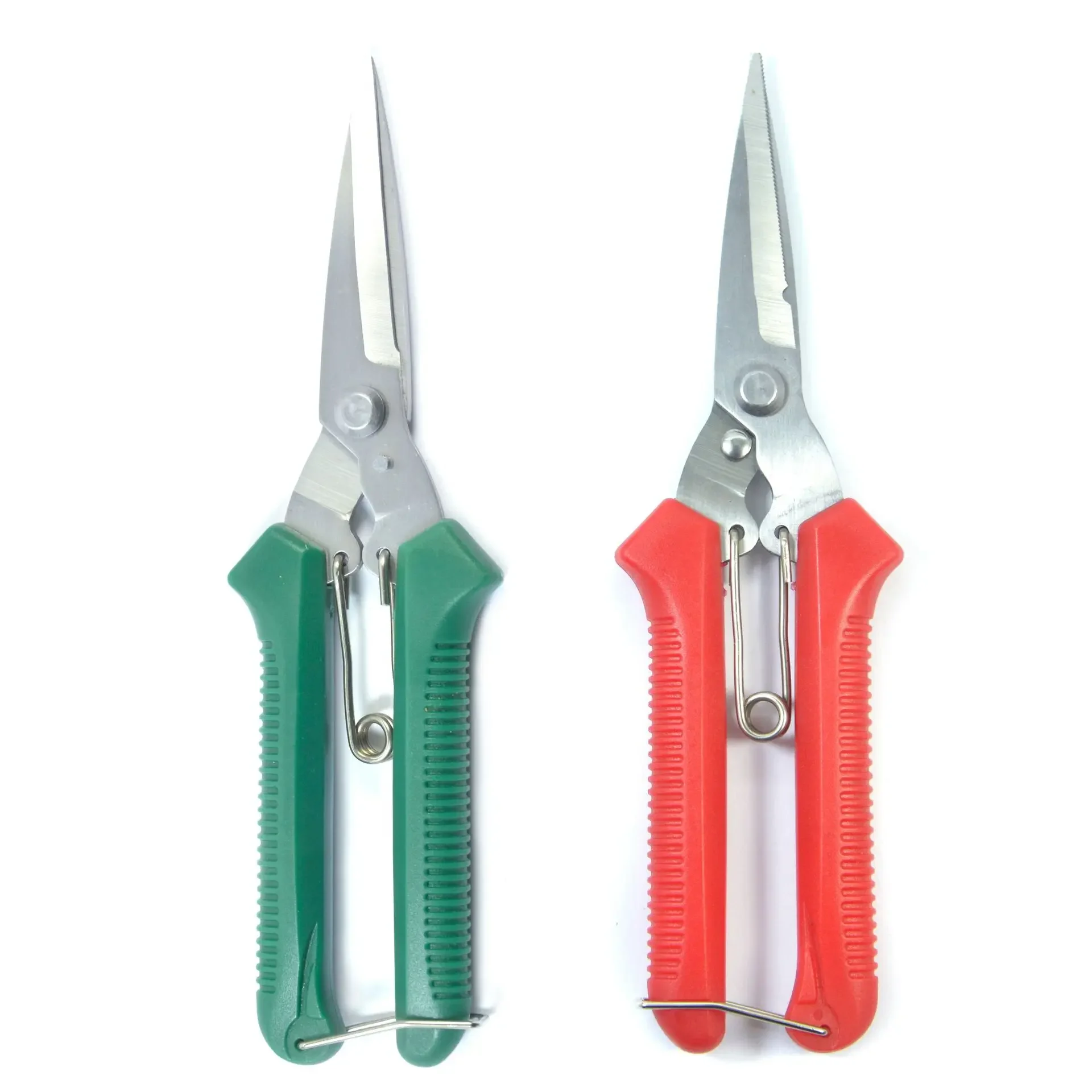 Straight Head Pruning Shears Non-slip HandleStainless Steel Outils Manuels Household Bonsai Garden Scissors Pruing Shear